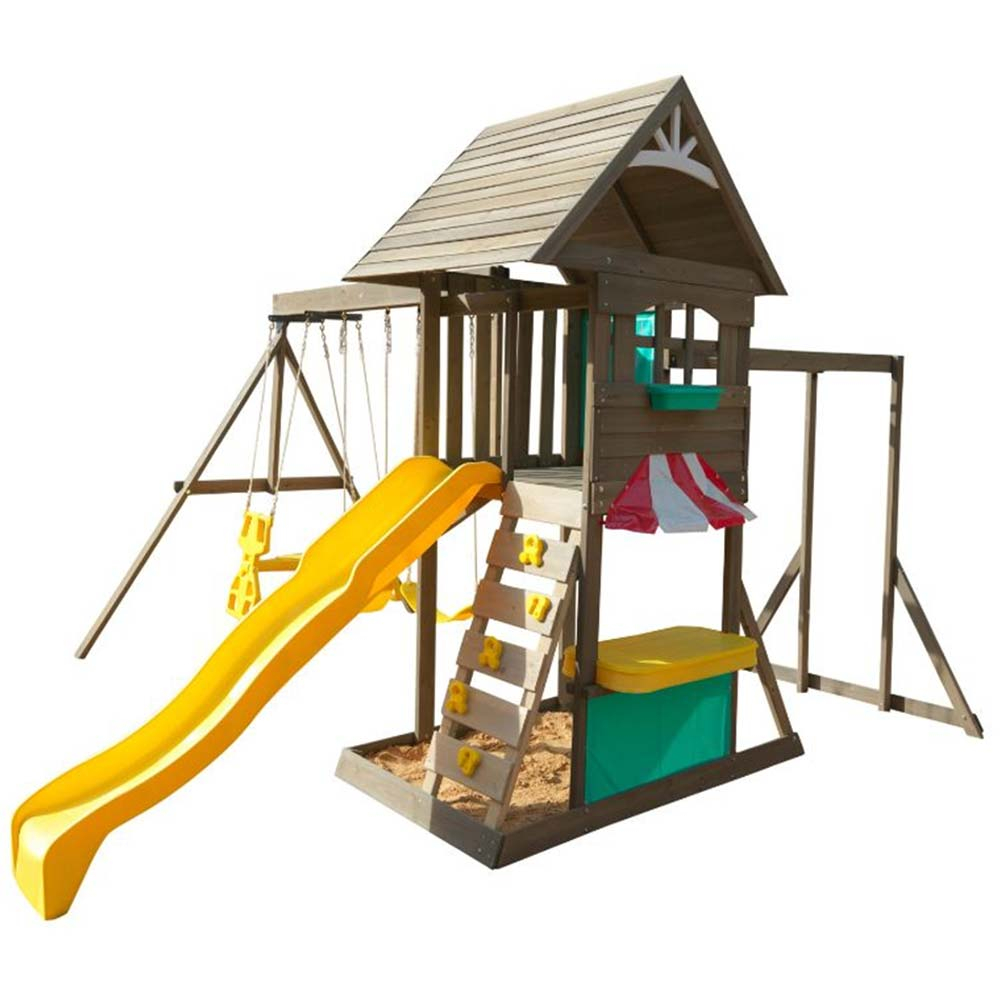 Kidkraft Hampton Wooden Swing Set/Playset Buy at Best Price from