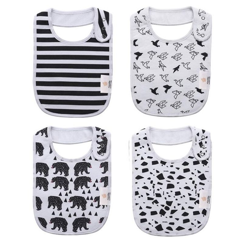 Black hot sale dribble bibs