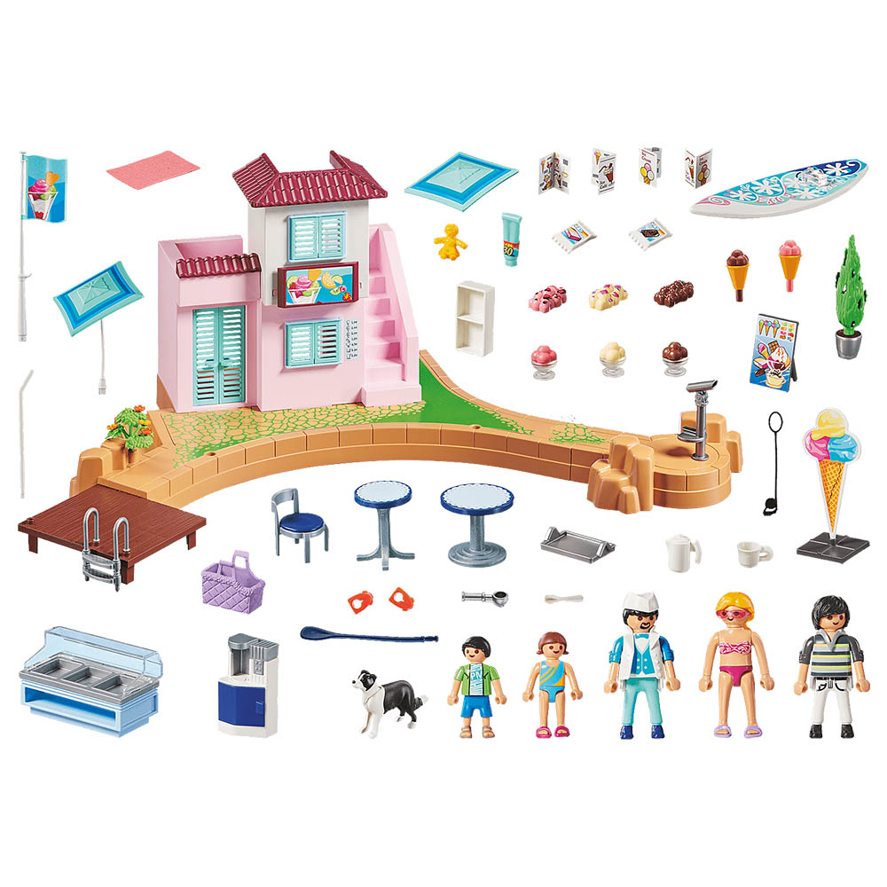 Playmobil Waterfront Ice Cream Shop 108pcs Buy at Best Price