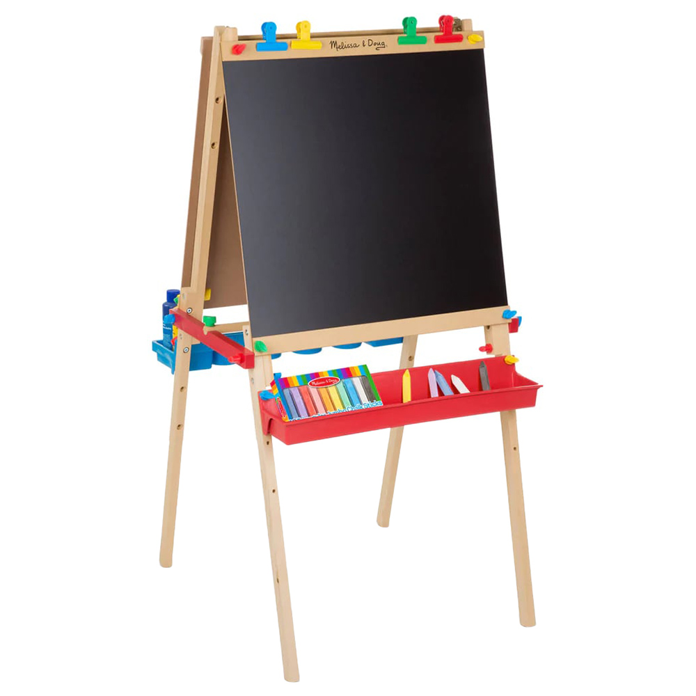 Melissa & Doug - Wooden Art & Activity Table with Bins