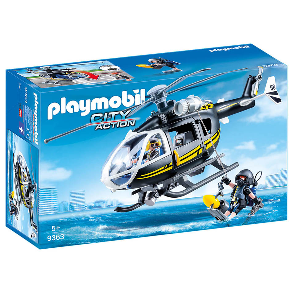 Playmobil city action police 2025 helicopter