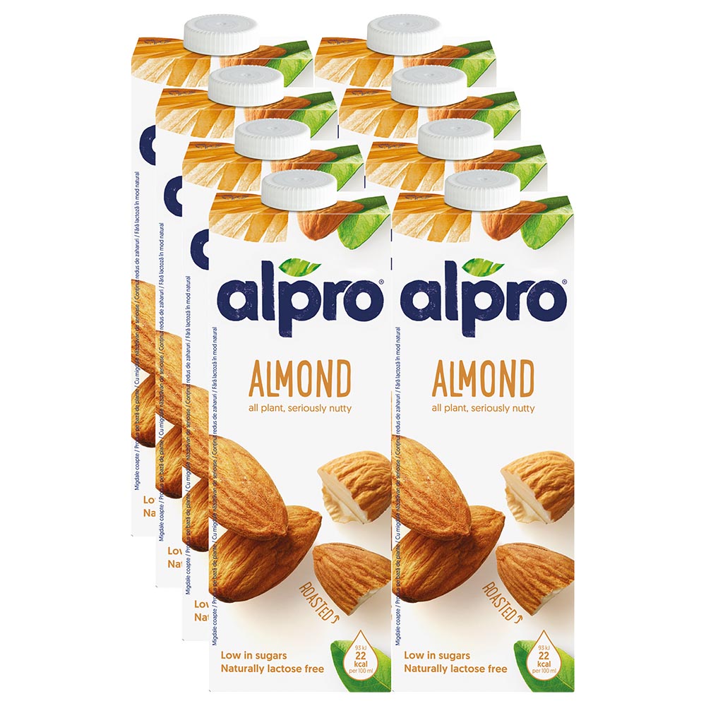 Almond Mumzworld | 1L Alpro of from at Buy - 8 Price Drink Best Pack