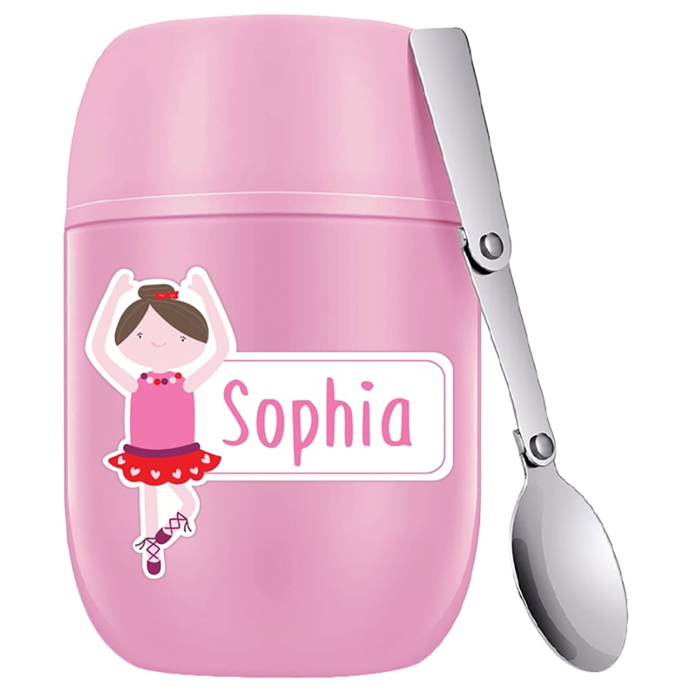 Pink thermos food sales flask