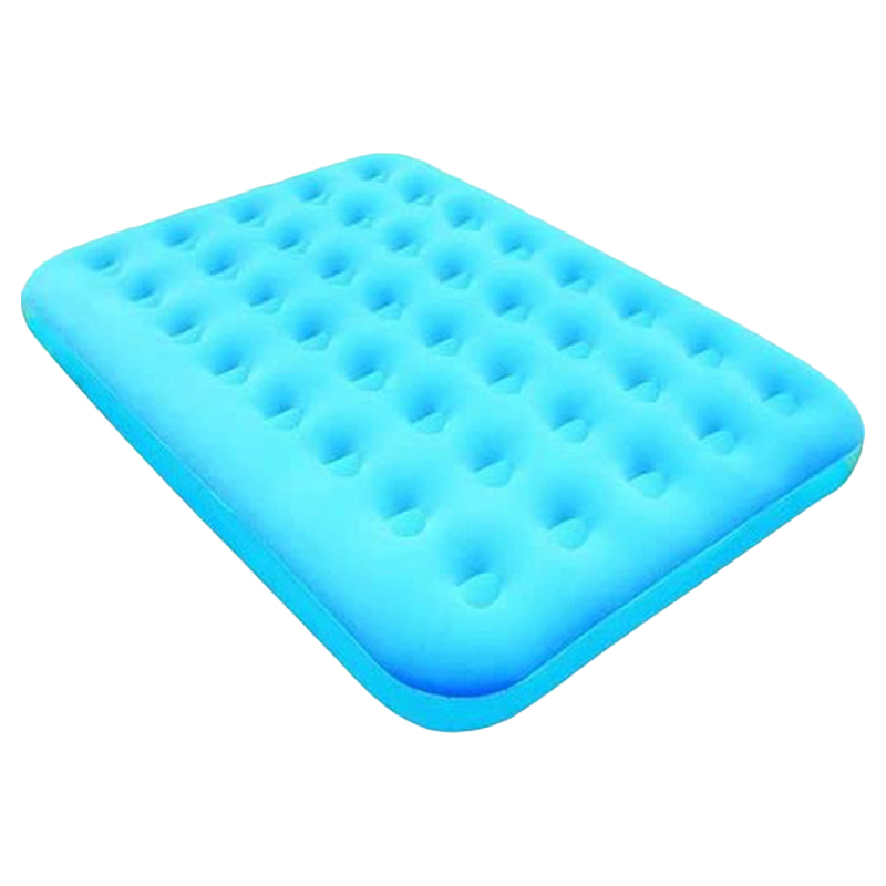 Bestway - Fashion-Flocked Double Air Mattress - 191x137x22cm - Blue