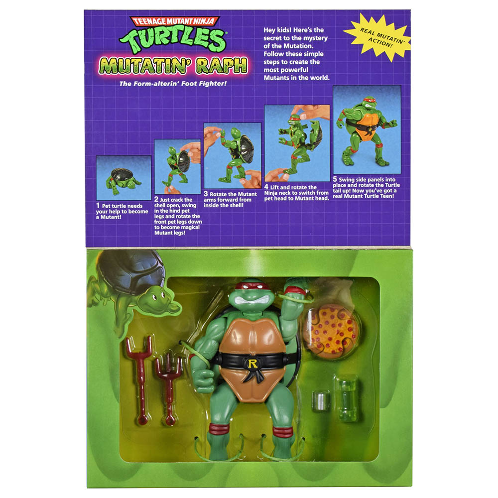 Playmates Toys TMNT Classic Mutation Raphael Figure