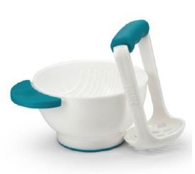 Food Masher Bowl Blue