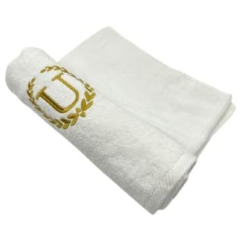 Embroidered Crown White bath towel 5stars Hotel Towels 100% Quality To