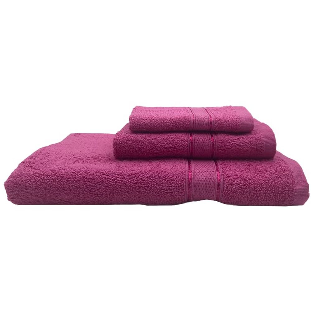 Fuchsia cheap towel set