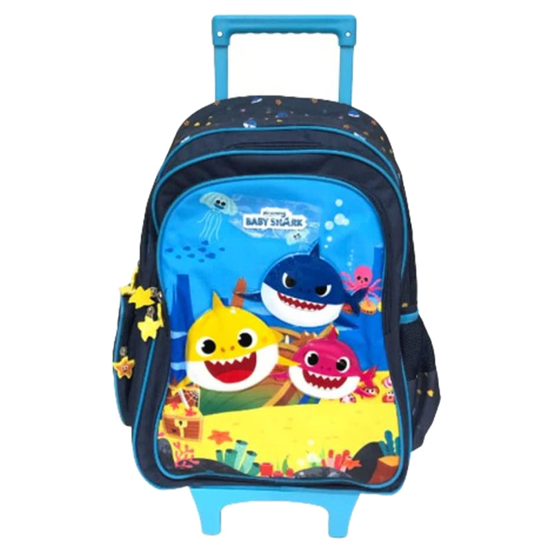 Pinkfong Baby Shark Story School Trolley Bag 14 Inch