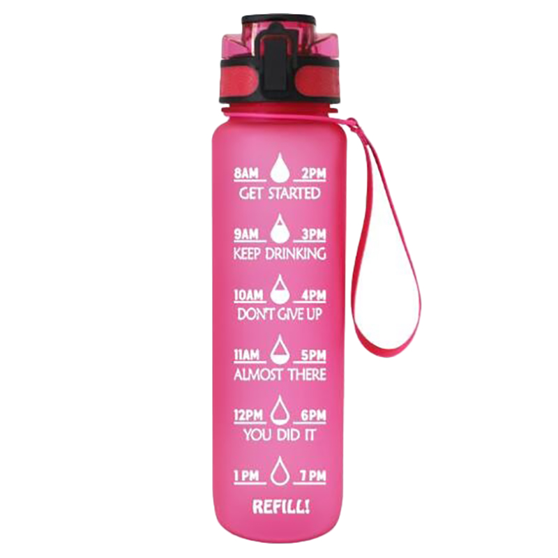 Rainbow Skool- Tritan Water Bottle 1000ml - Pink (Exclusive)