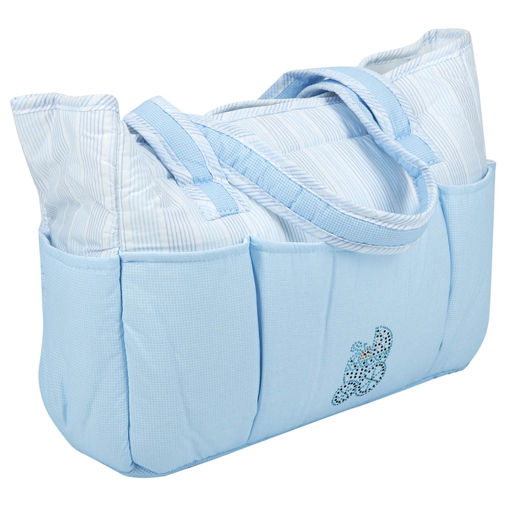 Light blue hot sale diaper bag