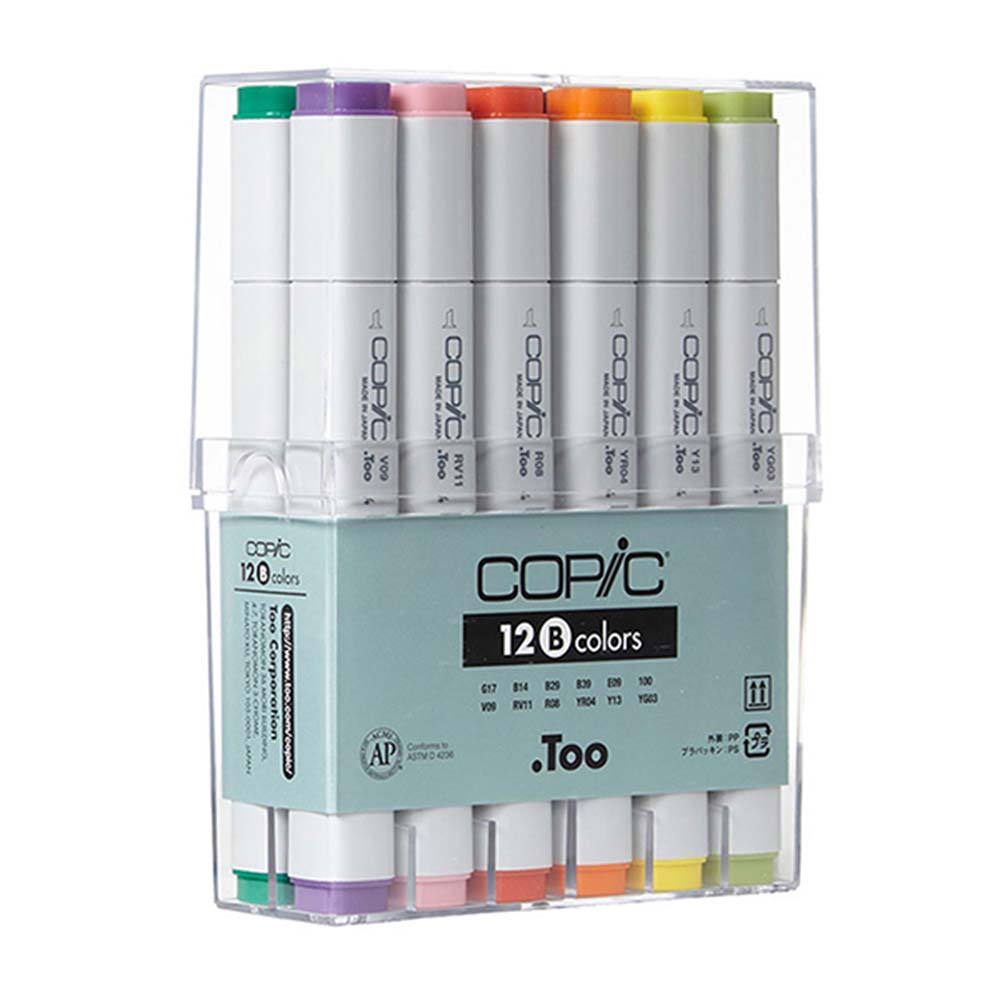 Copic - Classic Basic Set (12pcs) | Buy at Best Price from Mumzworld