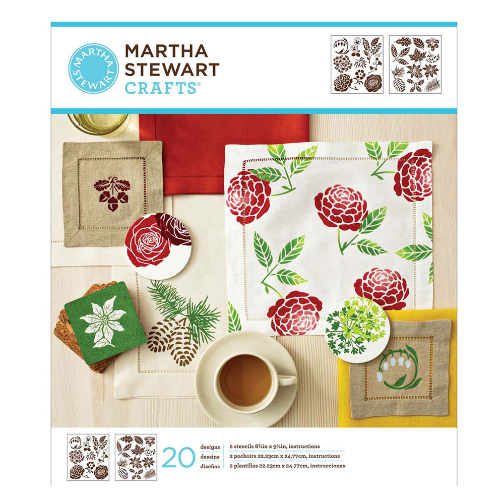 Martha Stewart - Medium Laser-Cut Stencil - Four Seasons | Buy at Best ...