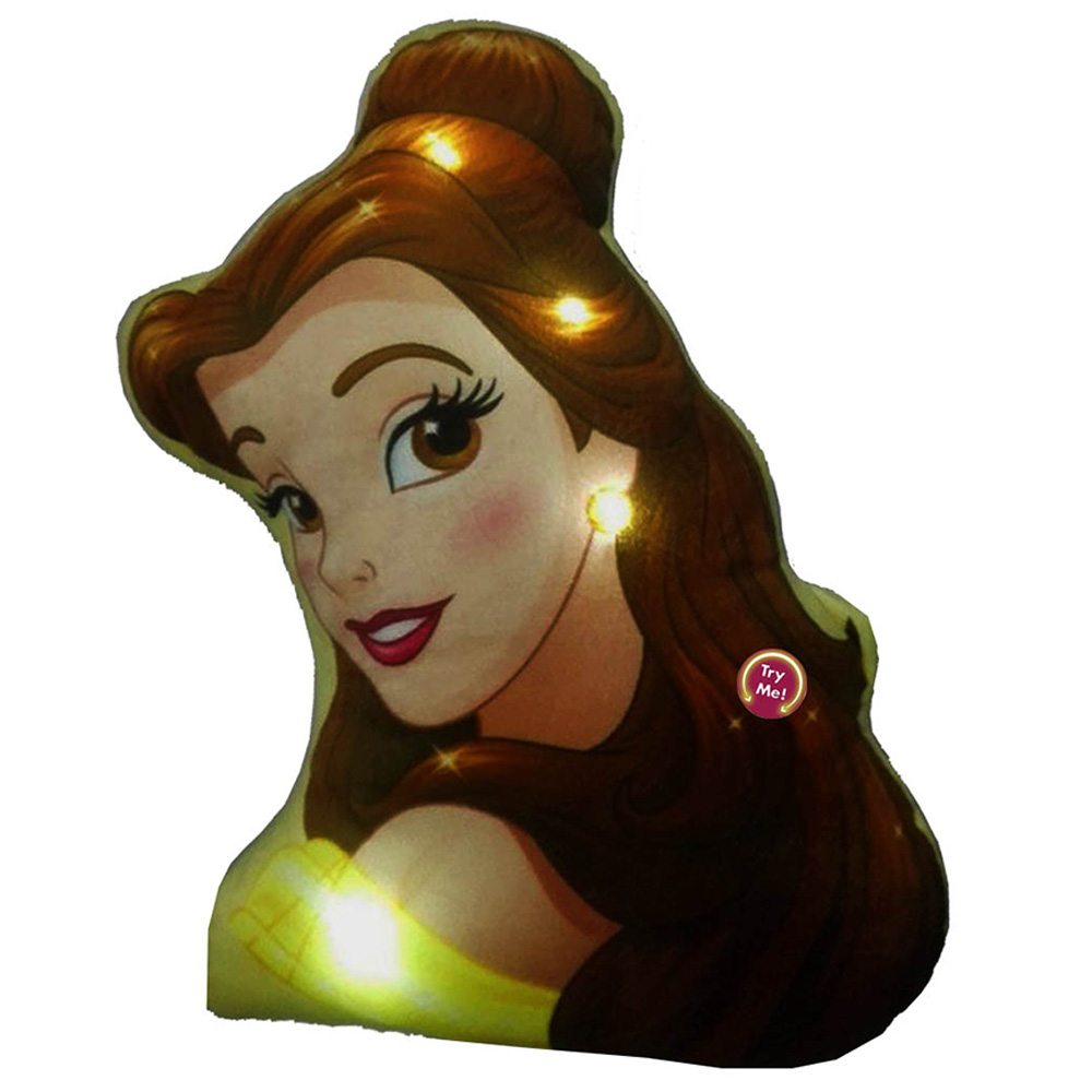 disney-belle-head-shape-cushion-with-led-lightning-buy-at-best