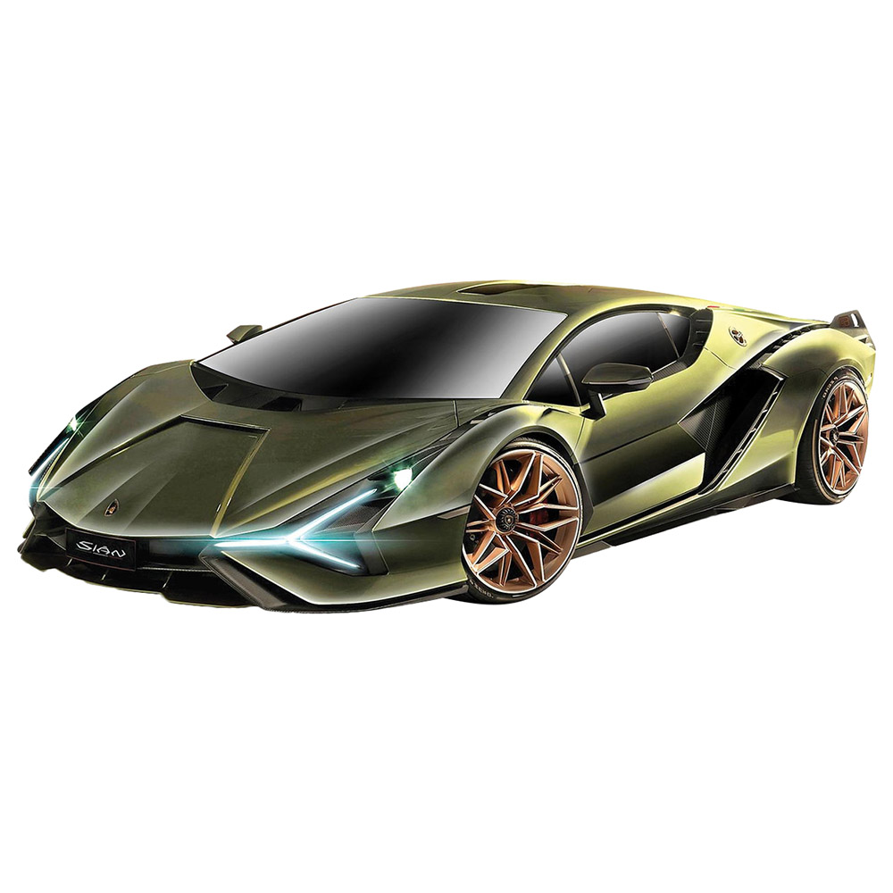 Bburago - 1 24 Lamborghini Sian Fkp 37 Diecast Toy Car - Green