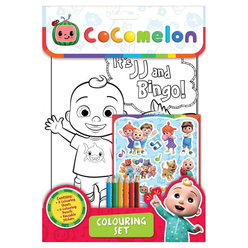 Cocomelon Jumbo Coloured Pencils