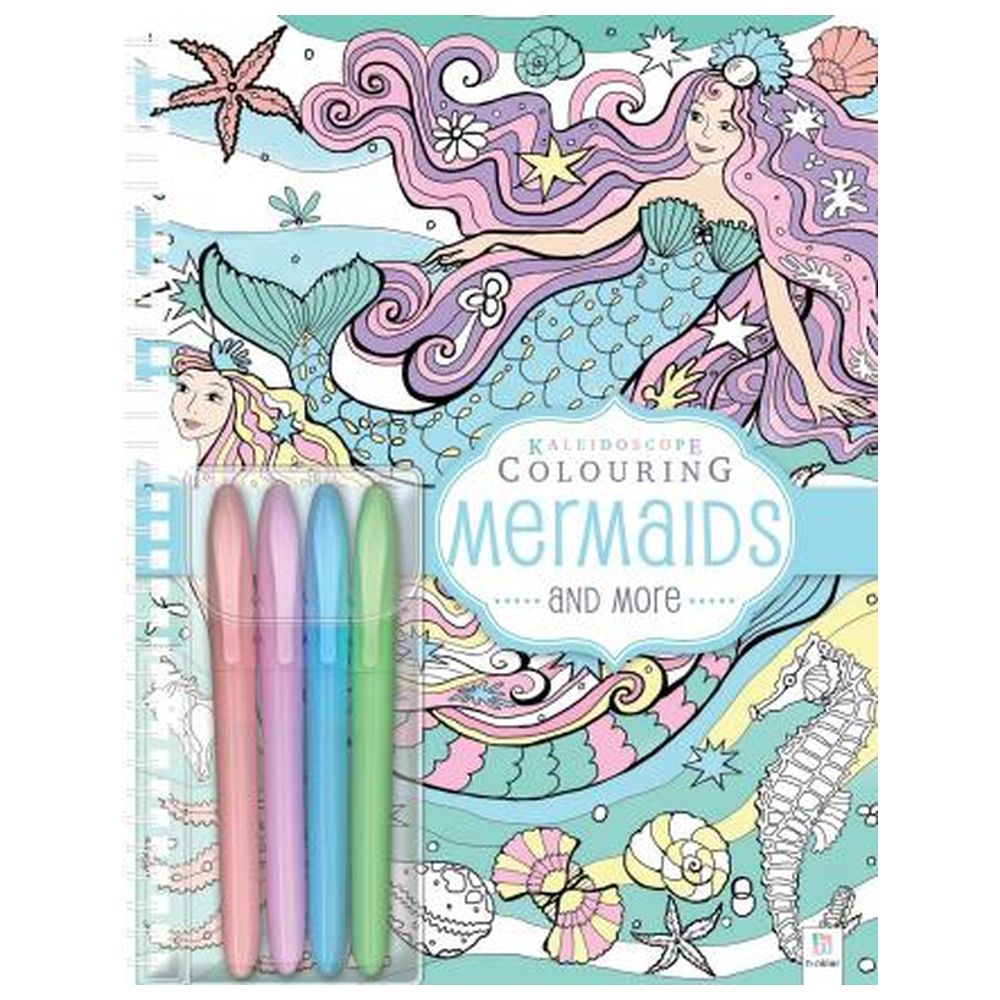 Little Mermaid Coloring Books For Kids Ages 4-8: Cute Doodle