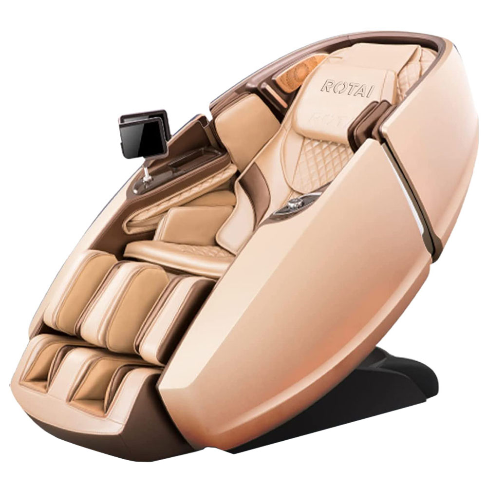 Rotai Smart Ai Control Full Body Gemini Premium Massage Chair Champagne Buy At Best Price 4806