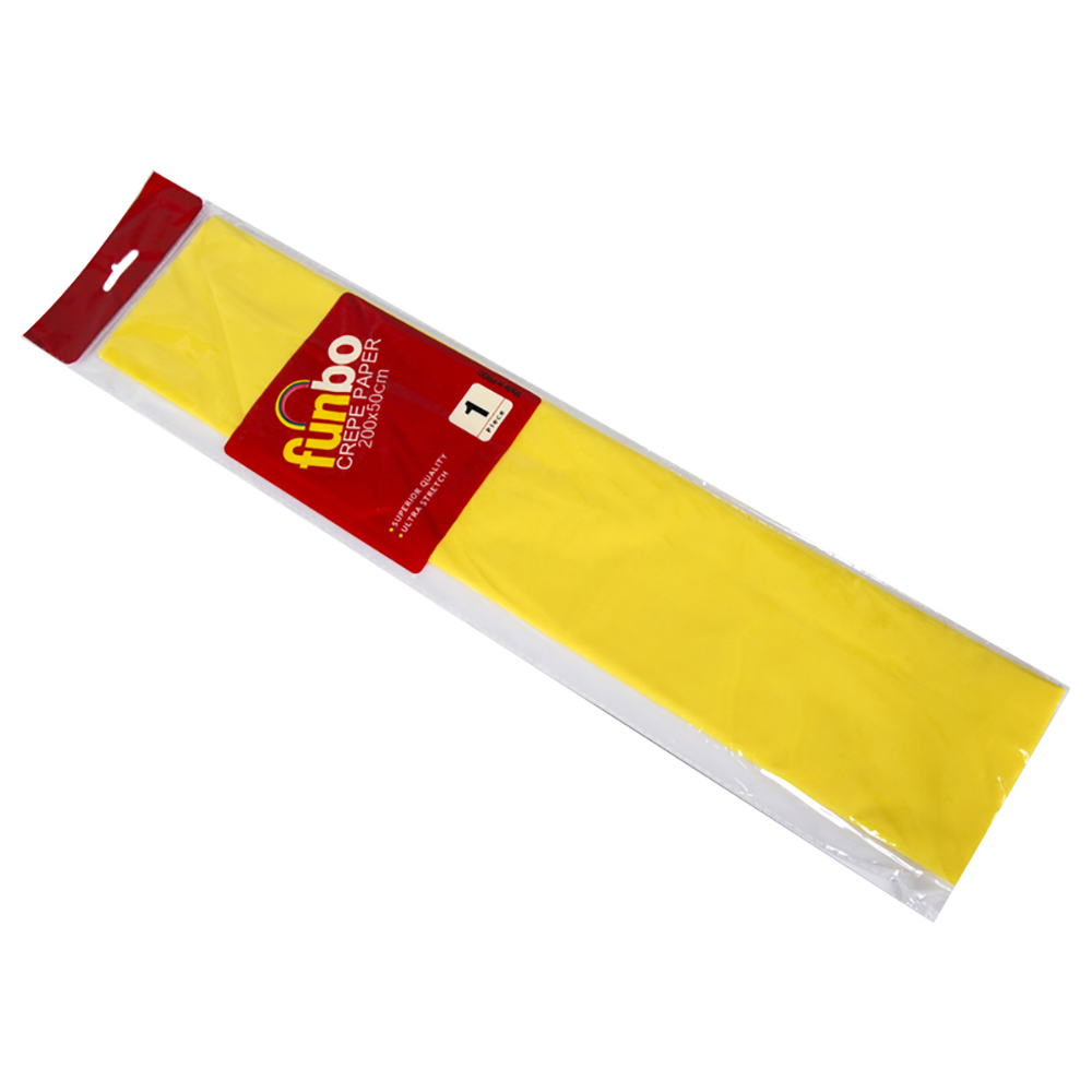 Canary Yellow Crepe Paper Sheets for Sale