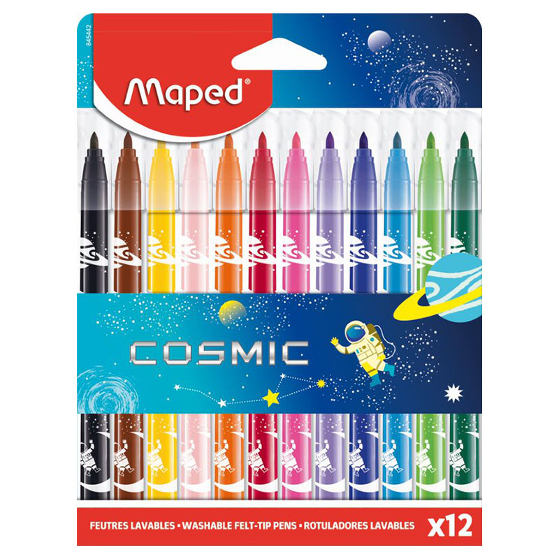 Maped - Felt Pen Cosmic Jungle 12 Colors