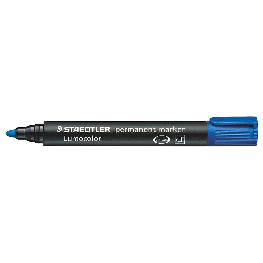 Staedtler - Permanent Marker 10Pc - Blue | Buy at Best Price from Mumzworld