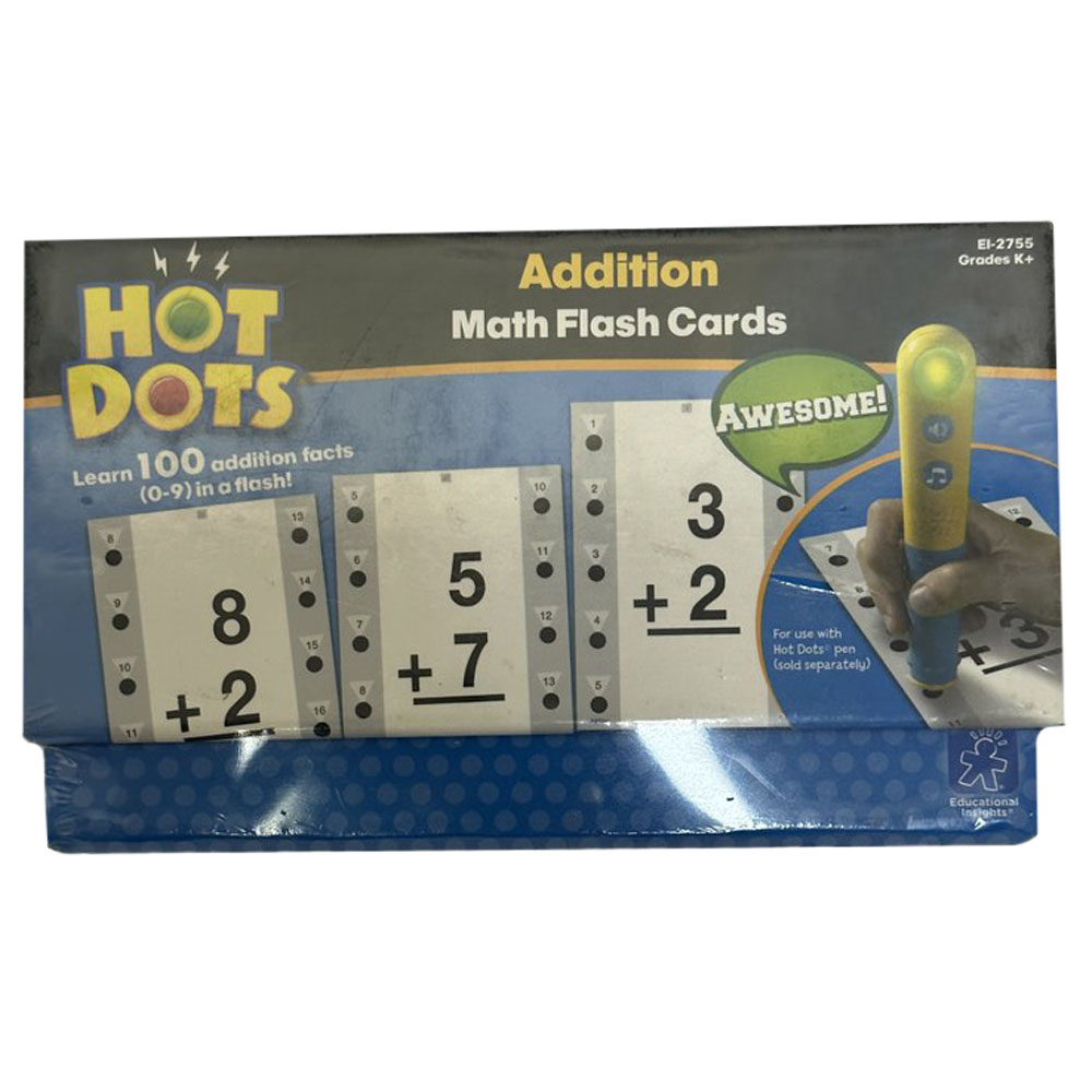 Hot Dots Hot Dots Addition Math Flash Cards (2755)