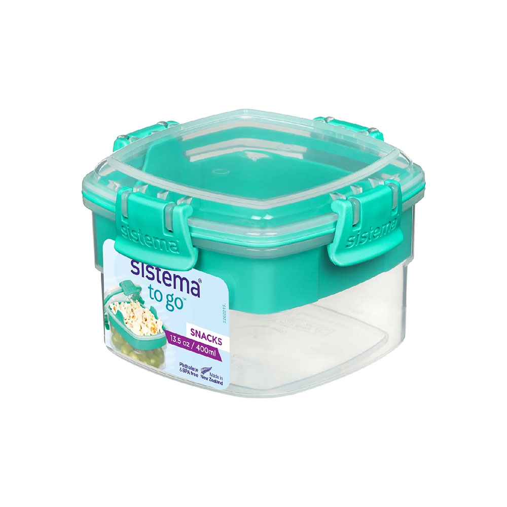 Sistema Yogurt to Go Round Snack Pots DIP Containers 150 ml With