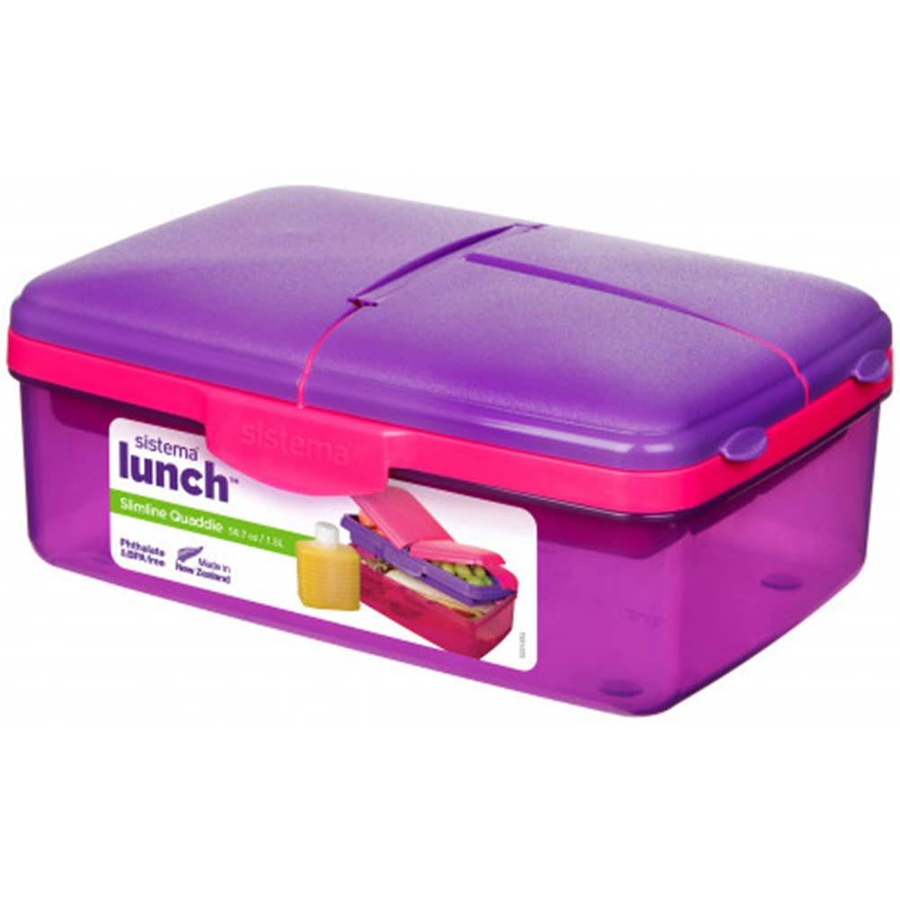 Sistema - Slimline Quaddie Coloured 1.5L - Purple | Buy at Best Price ...