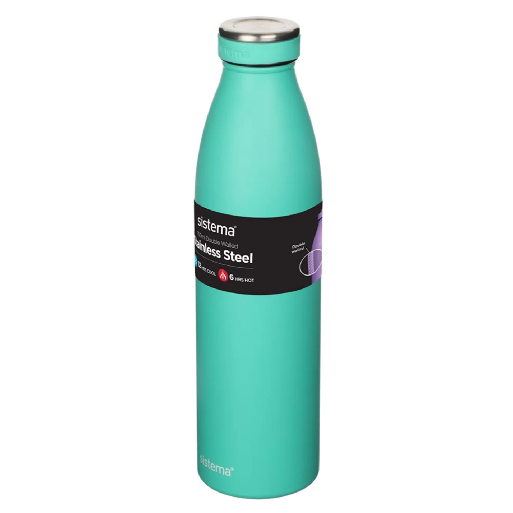 Wheat Straw Insulation Water Bottle 450ml Green