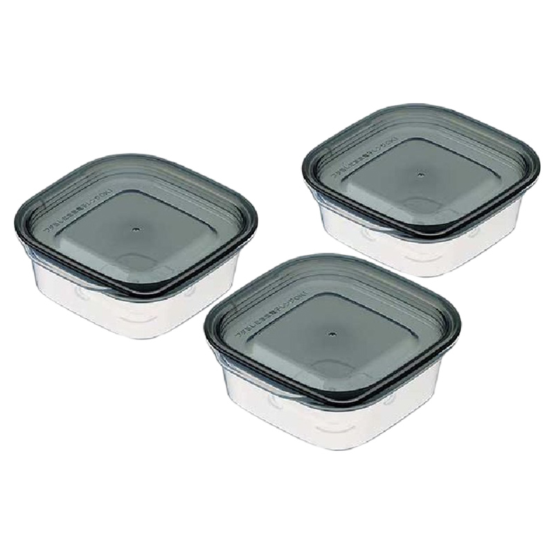 1pc 1040ml Glass Lunch Box With Dividers, Microwave Safe, Steaming