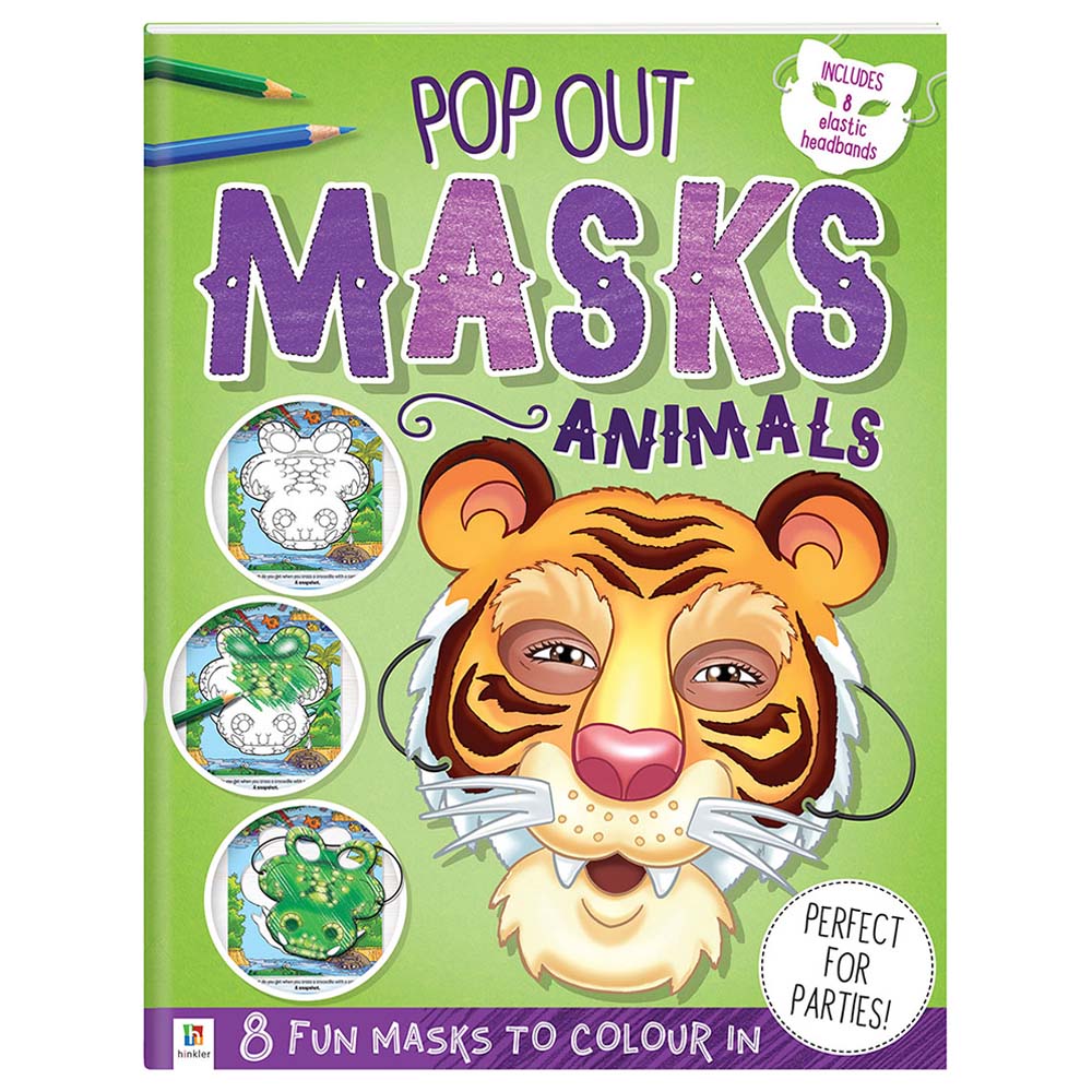 Hinkler - Pop Out Masks Book - Animals