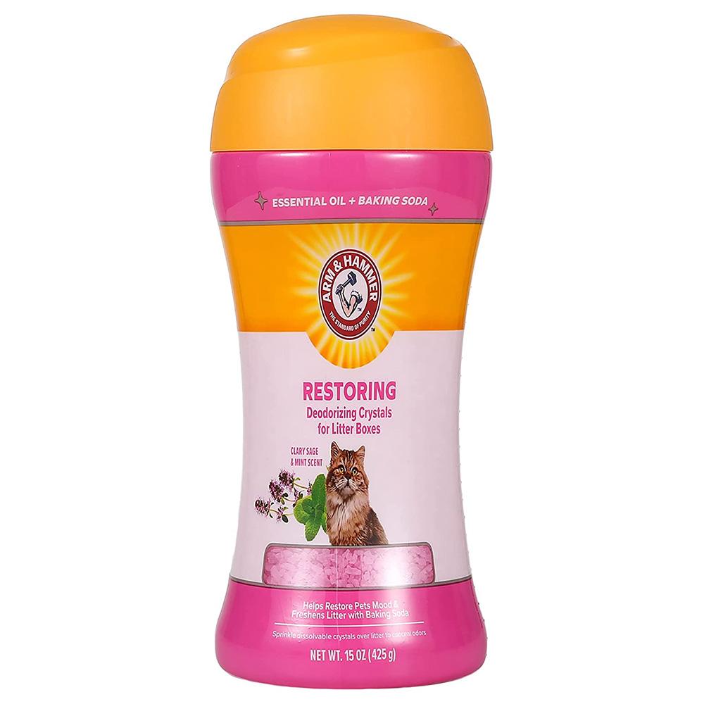 Arm Hammer Cat Litter Crystals 425 g Clary Sage Mint Scent