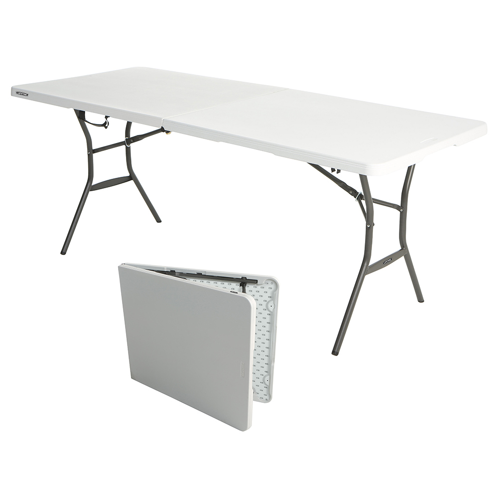 White rectangle outlet table