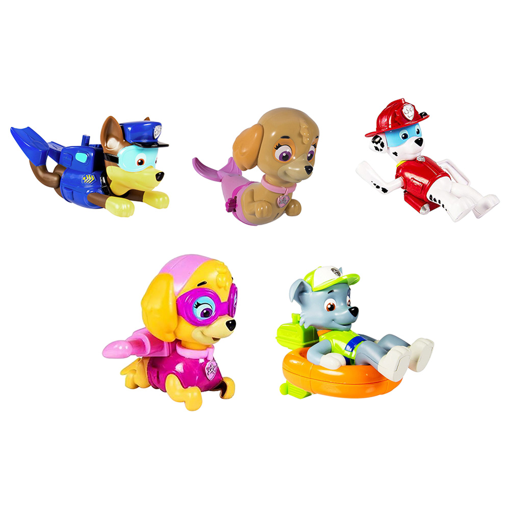 Pups Color Bath Paw Swimways Toy Patrol Vary - Paddle - May