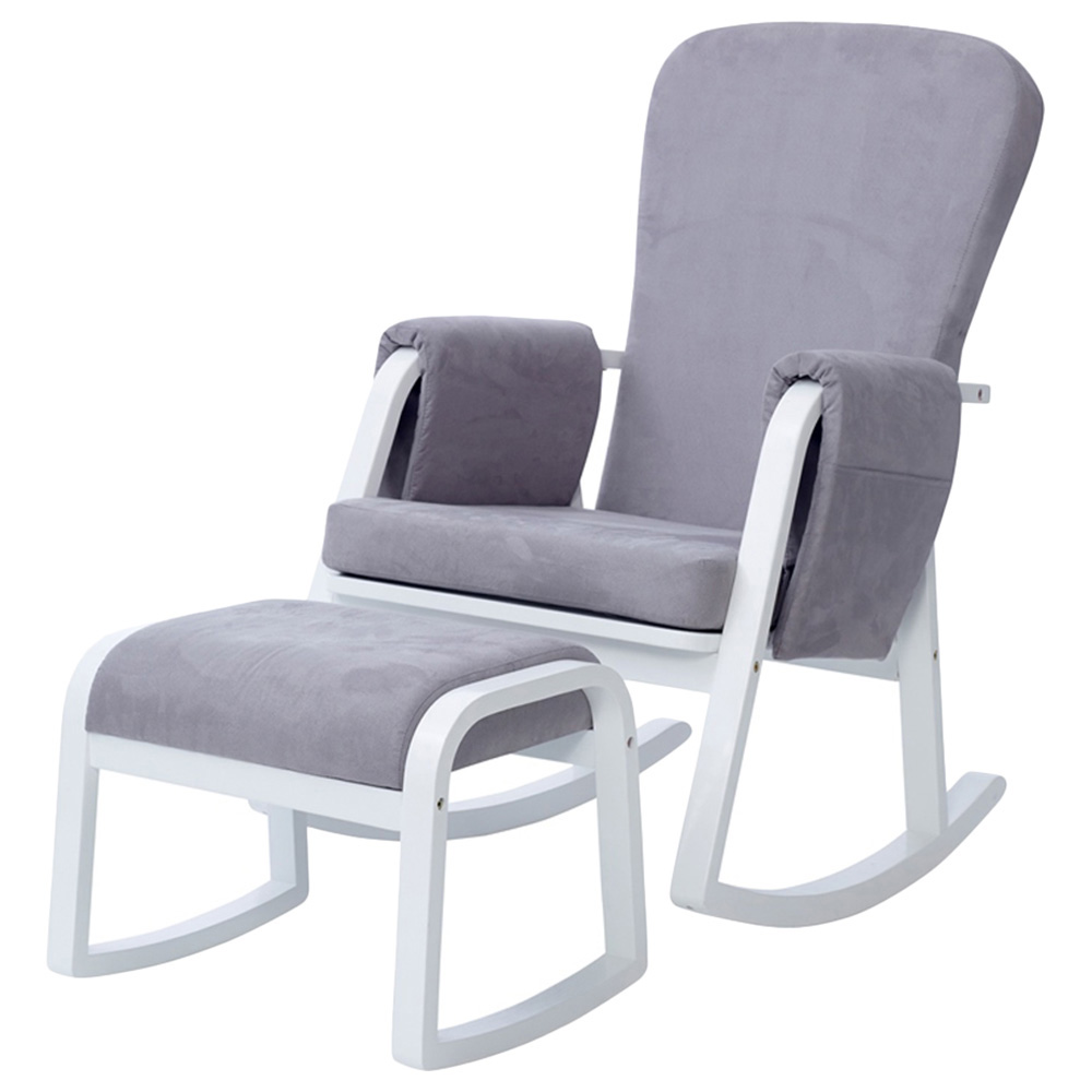 Nursing chair outlet and stool