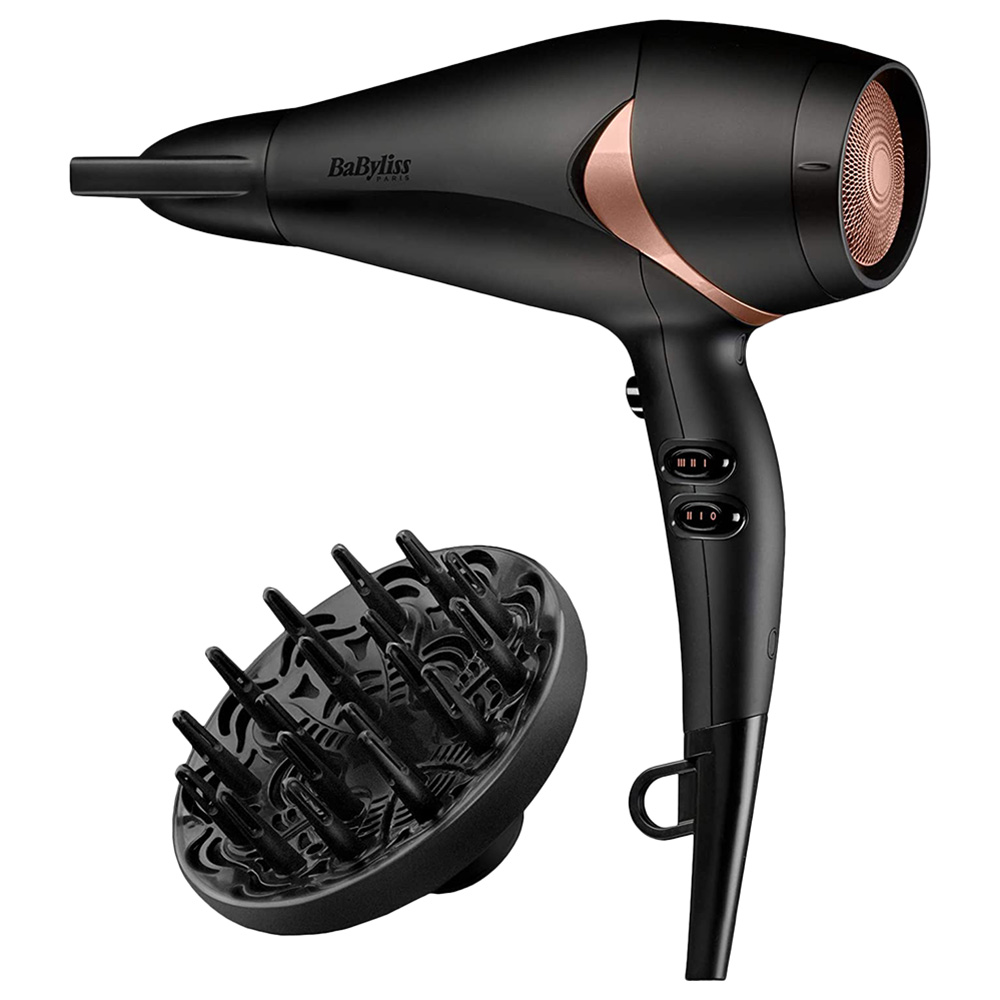 Price Babyliss & Dryer Ionic Black Bronze Mumzworld from Best | at Gold Dc - Rose Buy Diffuser