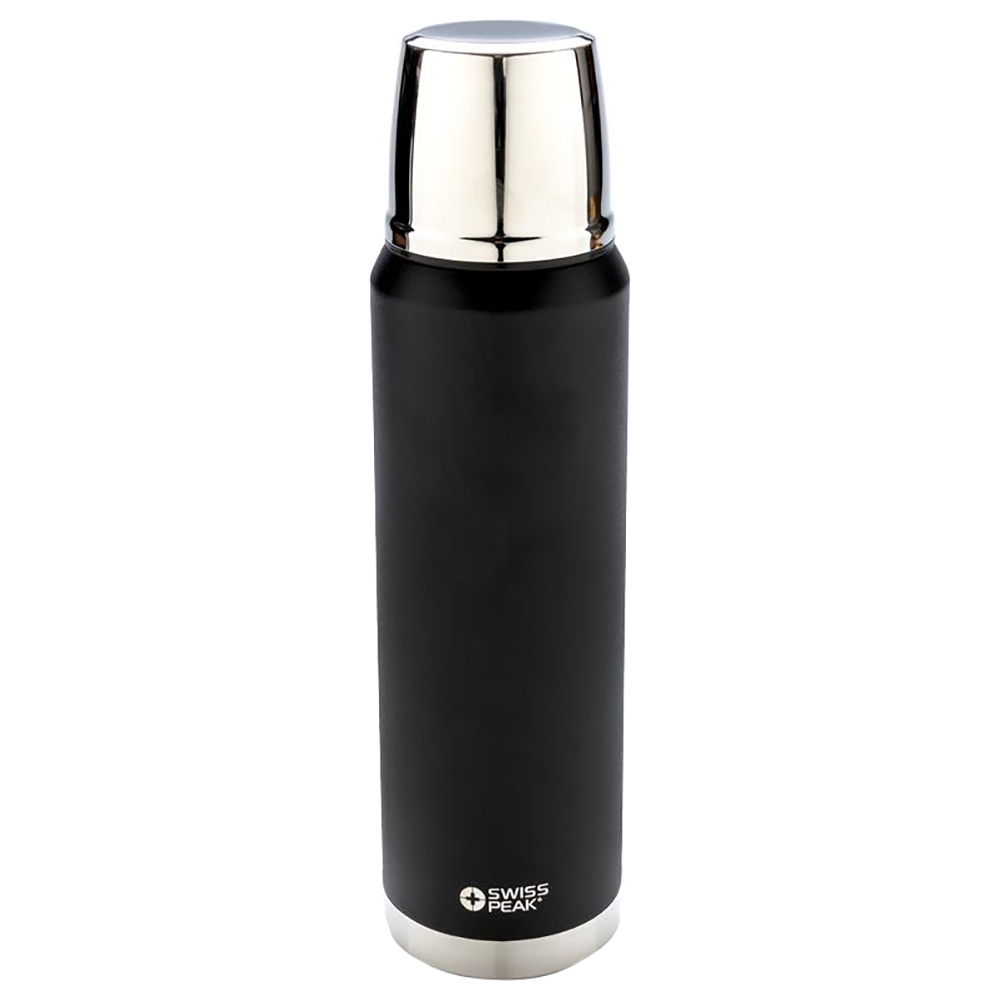 Stanley Mountain thermos flask with mug, 0.47l, black