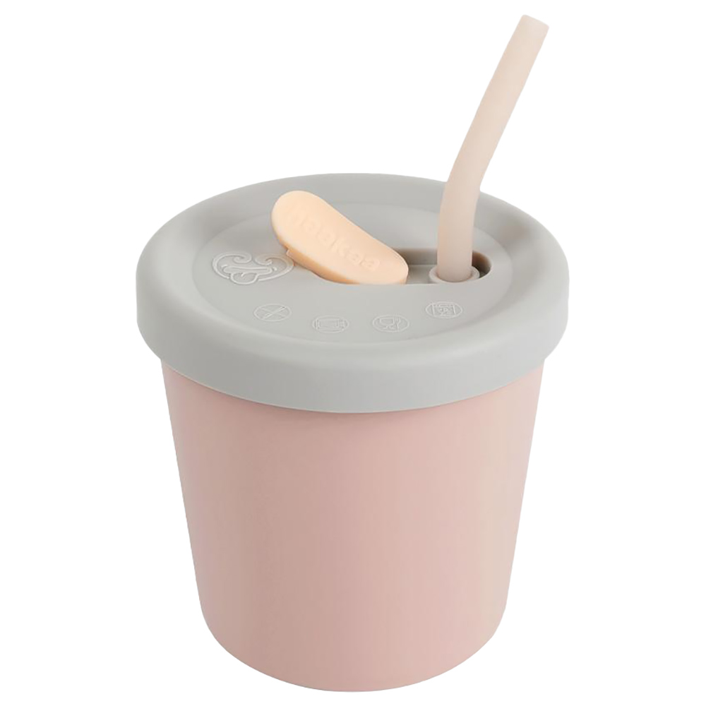 New bear cup with silicone lid and straw 450ml