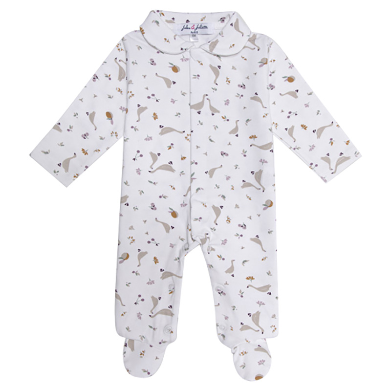 Jules & Juliette - Baby Cotton Pyjama - Hen Print