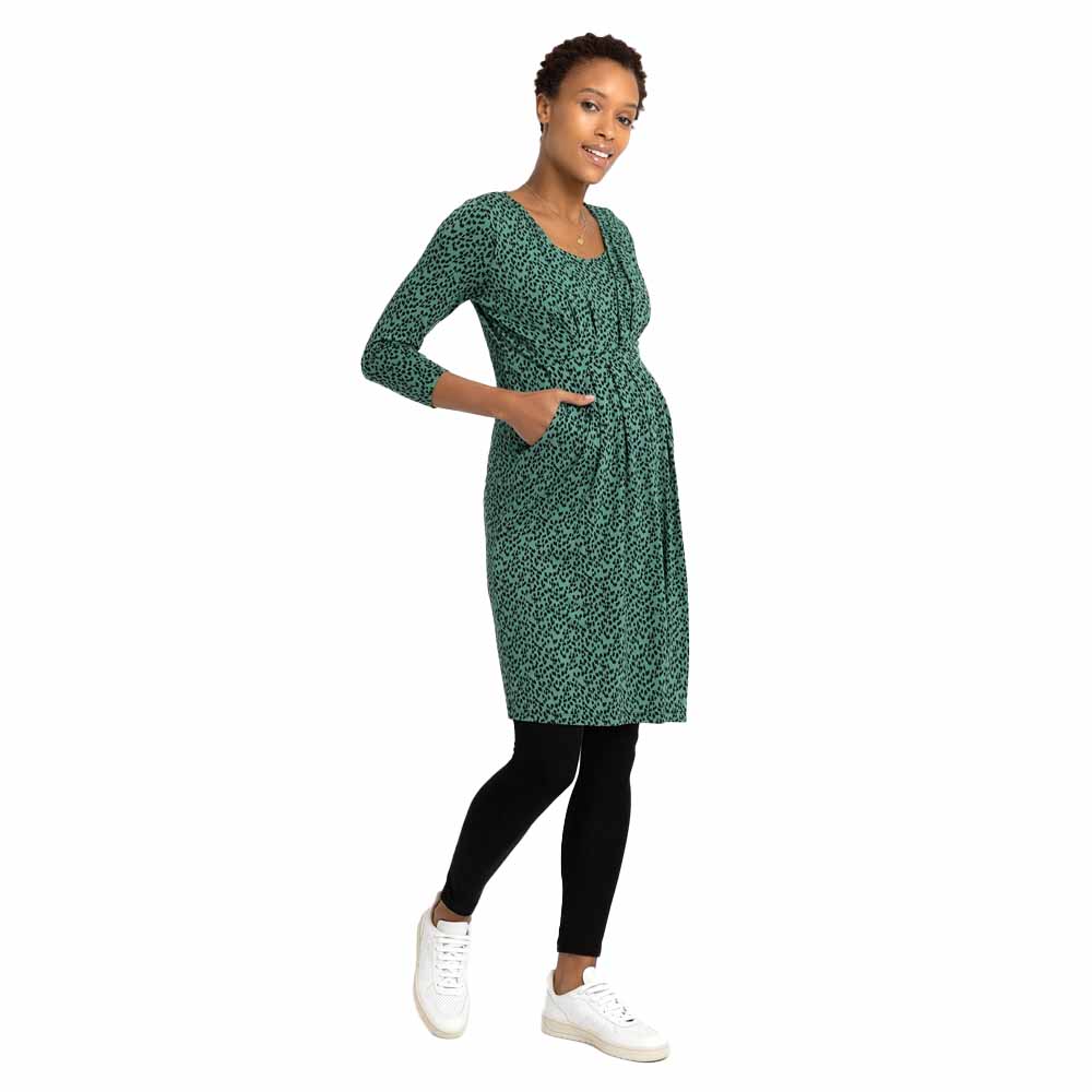 Jojo Maman Bebe Animal Print Maternity Nursing Dress