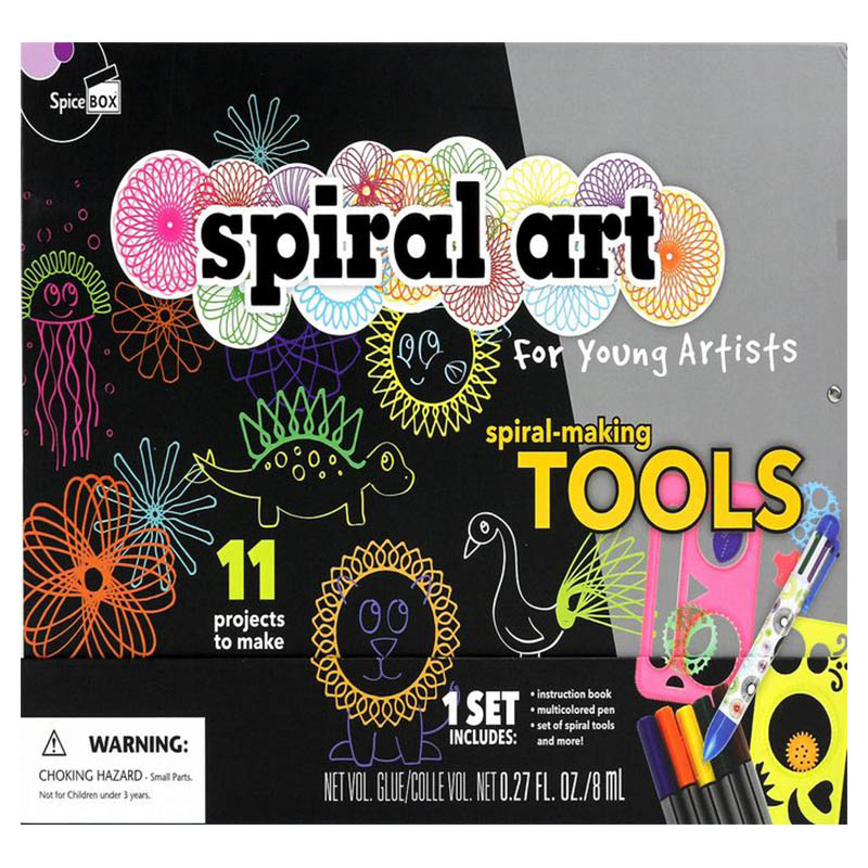 Spicebox Spiral Art for Young Artists Kit