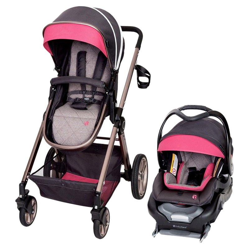 Baby trend go lite snap sales fit sprout travel system rose gold