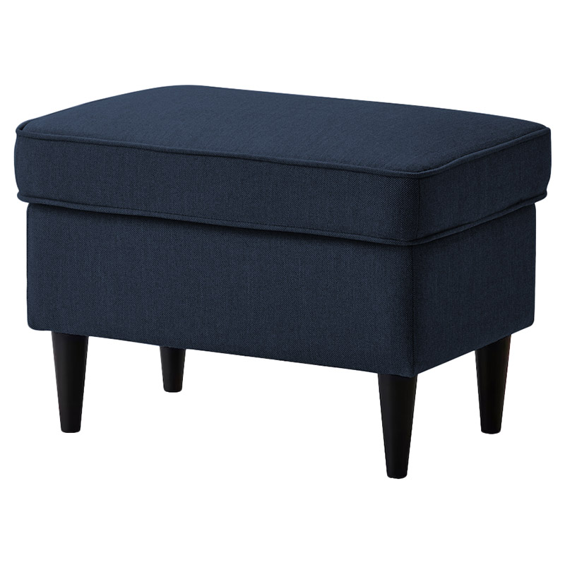 Dark deals blue footstool