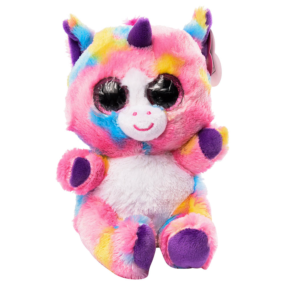 Cuddly Lovables - Tie Dye Unicorn Plush Toy - 15 cm