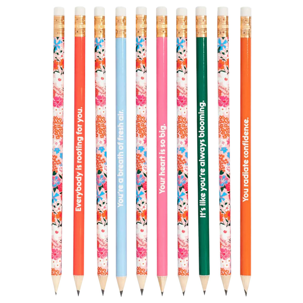 Buy Ban.do - Secret Garden/Compliments Write On Pencil 10pc-Set at The ...