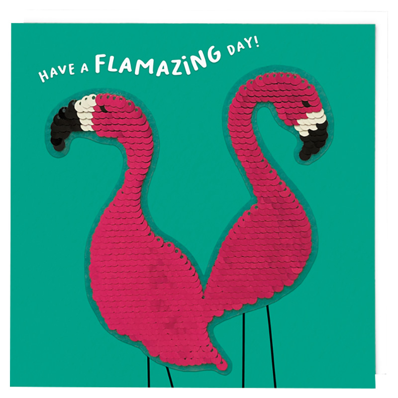 Redback Cards Flamingo Greeting Card