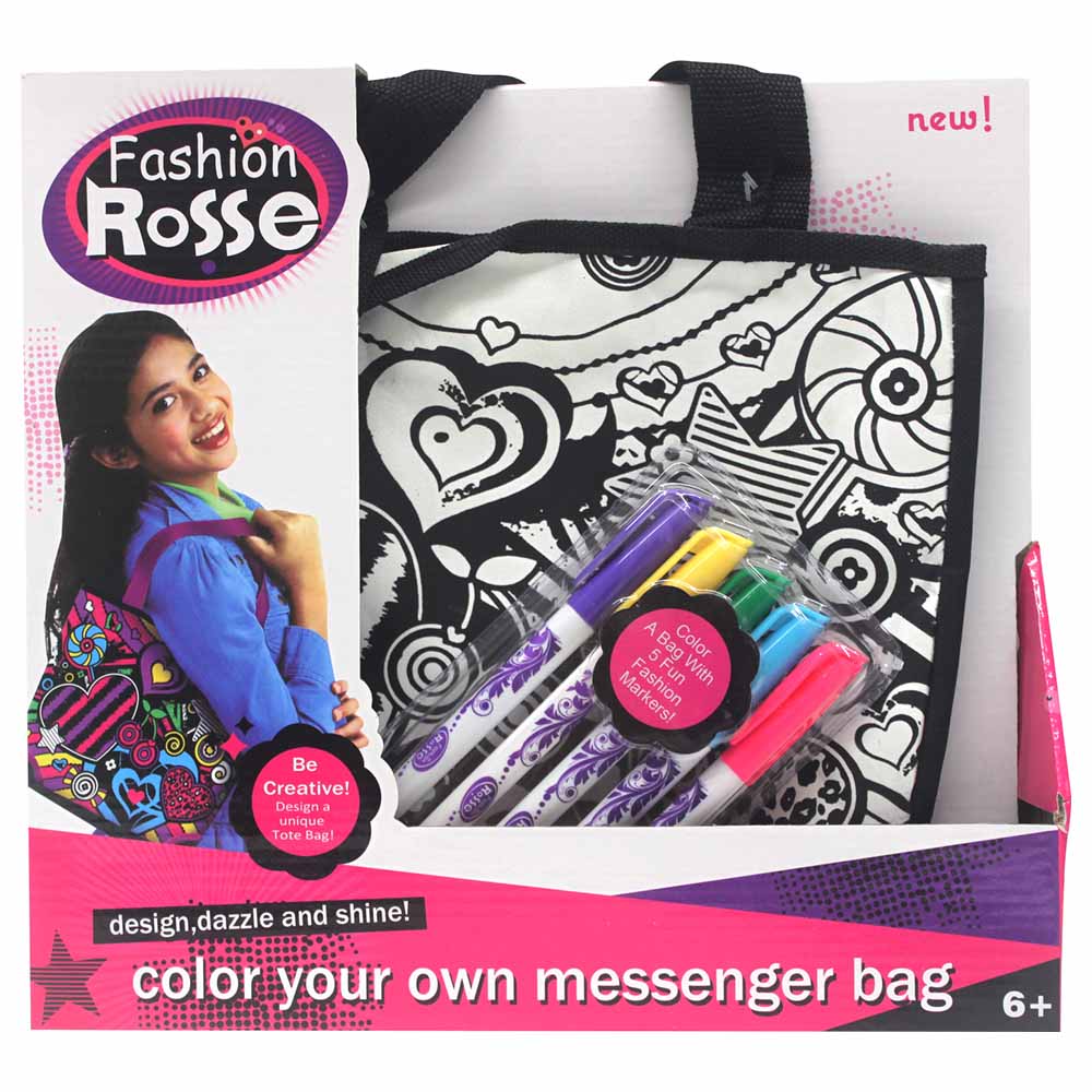 Color Your Own Bag with 6 Markers - Unique Mermaid Crafts for