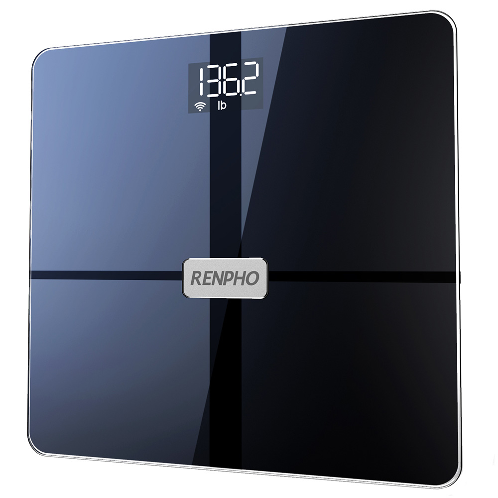 RENPHO Bluetooth Smart Wi-Fi Body Scale with 13-Metrics in White