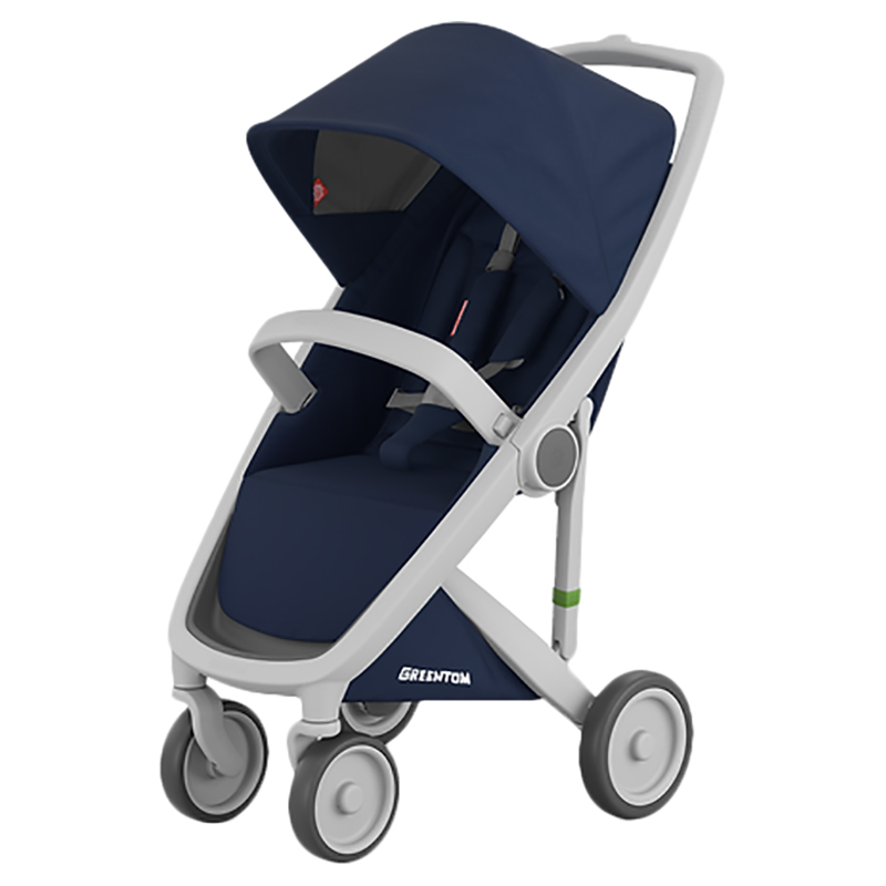 Greentom Eco Stroller Classic Stroller Grey Blue