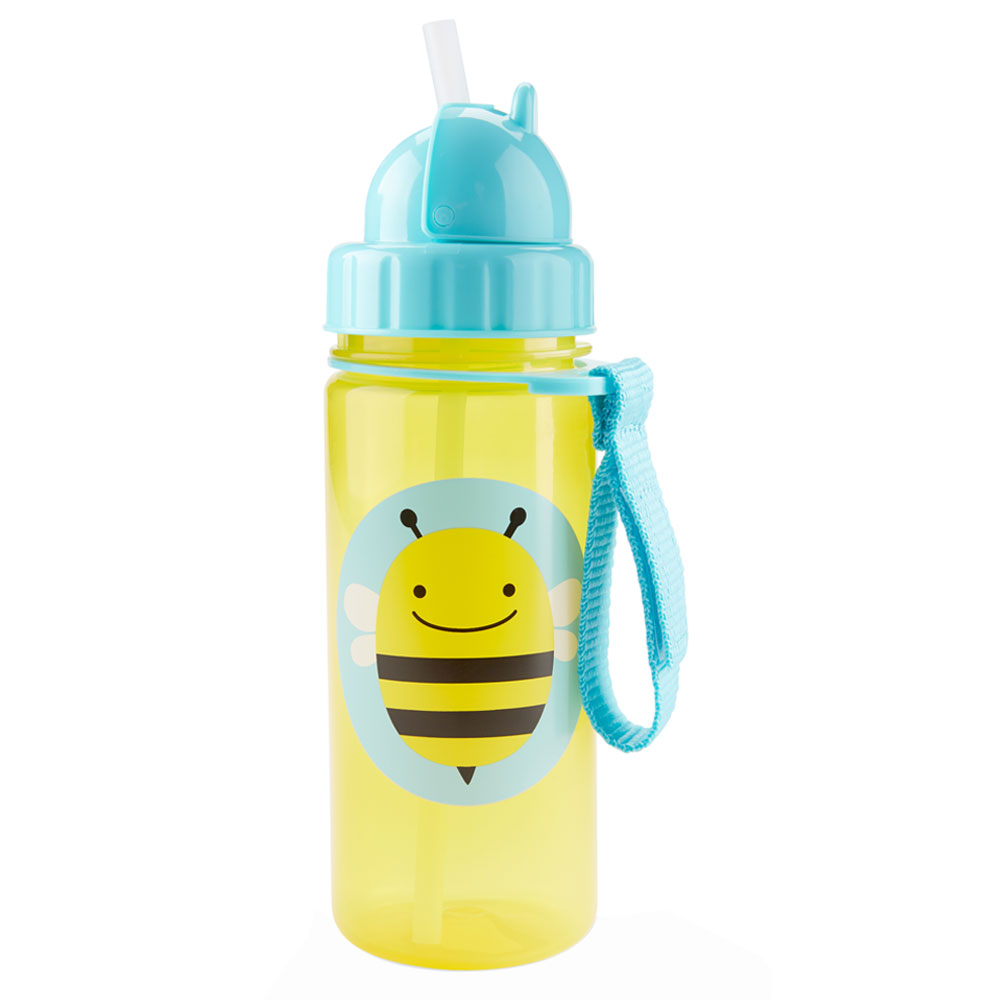 Zoo Straw Bottle - 13 oz - Crocodile